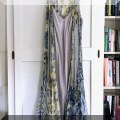 H03. Nicole Farhi 2 piece silk dress with spaghetti straps. Size 4 - $38 